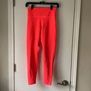 Hot pink/coral fabletics leggings